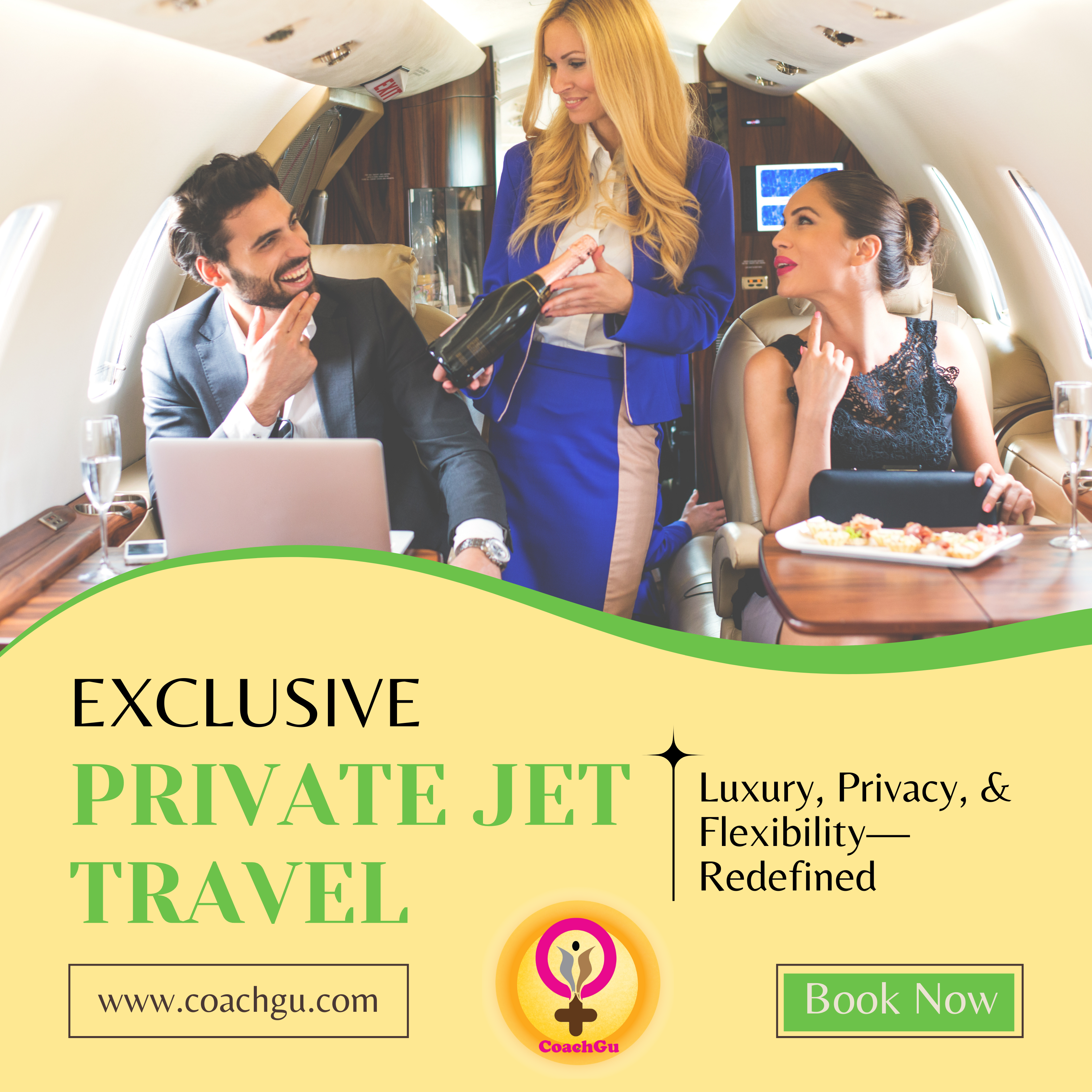 Charter Private Jet poster